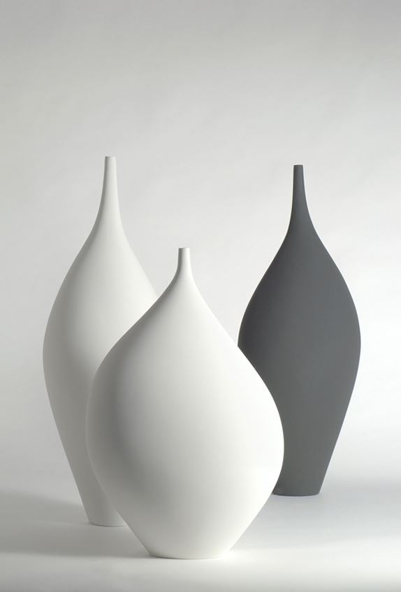 SATIN CLAY " GOCCIA " VASE K 21