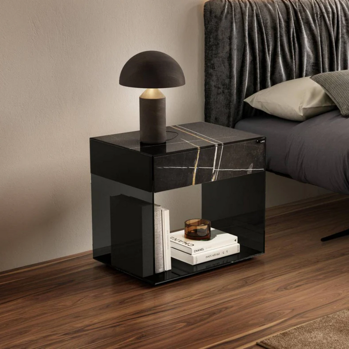 Upglass Bedside Table