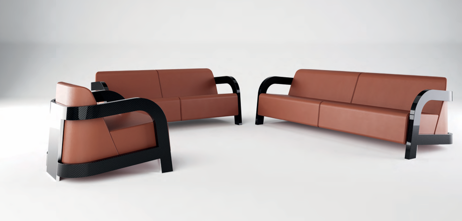 AC-1 sofa and armchair