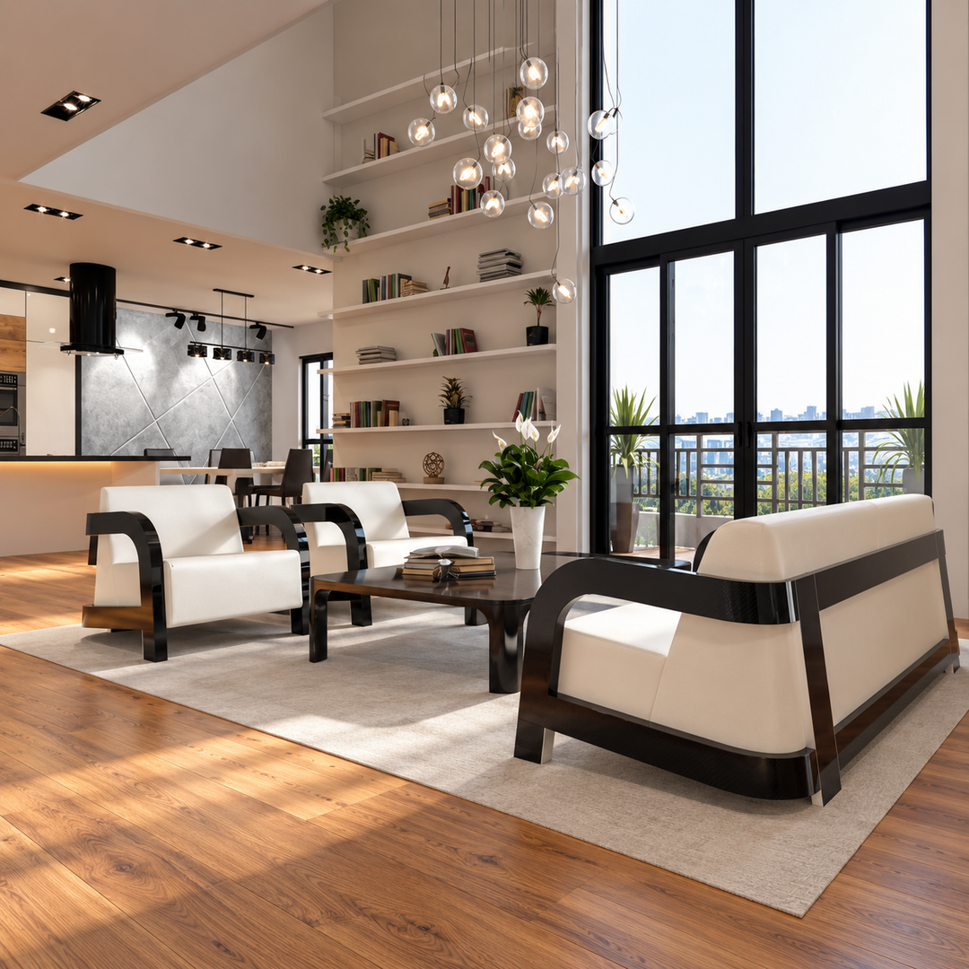 AC-1 sofa and armchair